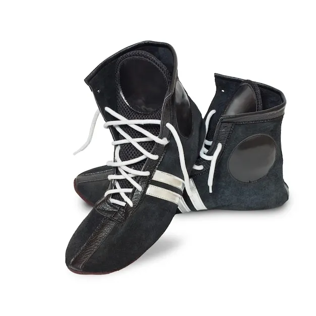 Wrestler Mom boxing shoes isolated with shadow white background 1009739 3564