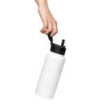 Wrestler Mom Water Bottle w/Straw Lid