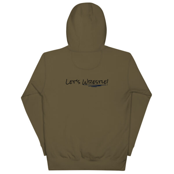 unisex premium hoodie military green back 681987d3c763b