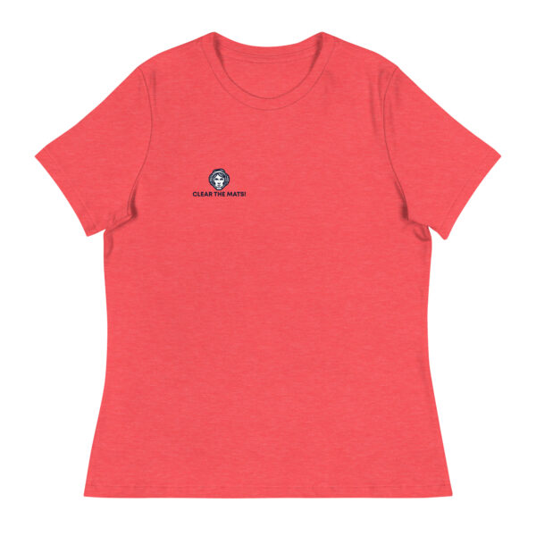 womens relaxed t shirt heather red front 6819893a965bb