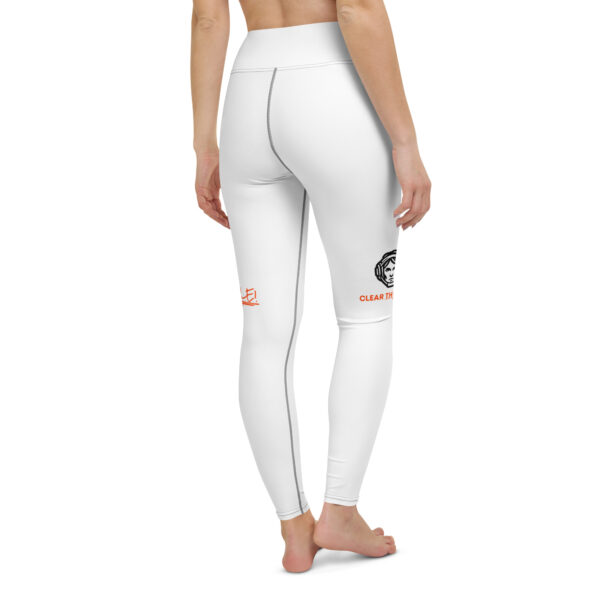 Wrestler Mom Yoga Leggings | Orange - Image 4