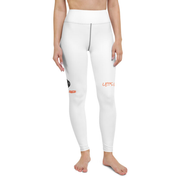 Wrestler Mom Yoga Leggings | Orange - Image 2