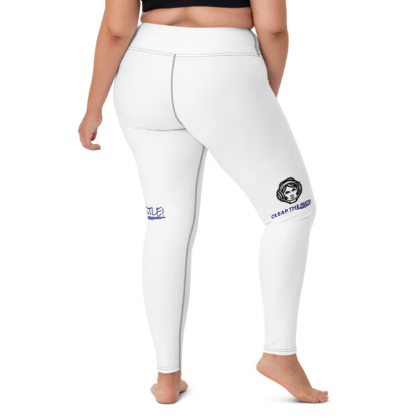 Wrestler Mom Yoga Leggings | Blue - Image 3