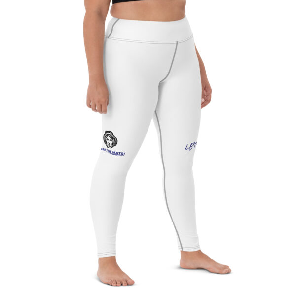 Wrestler Mom Yoga Leggings | Blue - Image 2