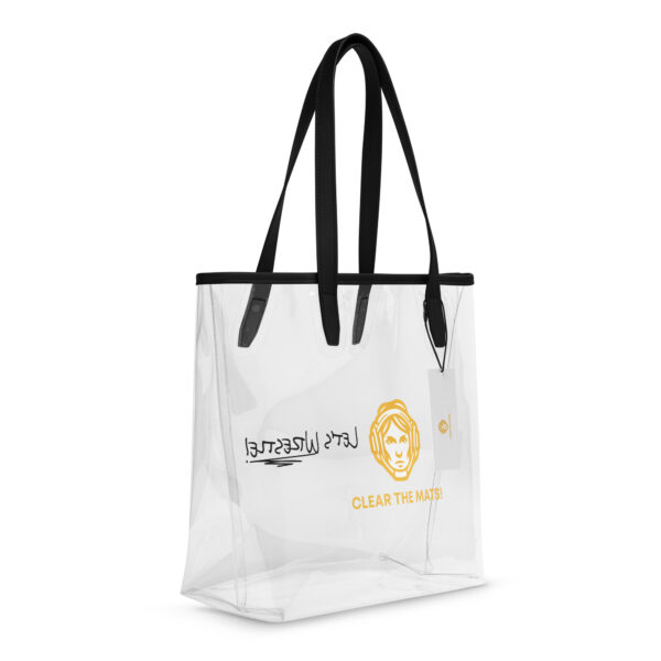 Wrestler Mom Clear Tote Bag | Gold - Image 5