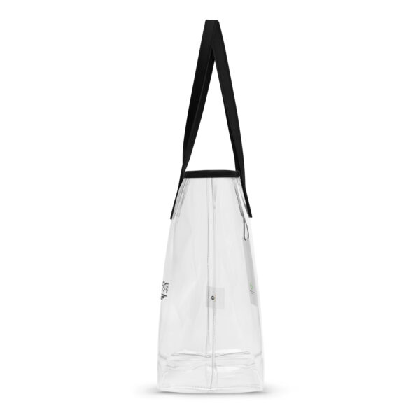 Wrestler Mom Clear Tote Bag | Black - Image 4