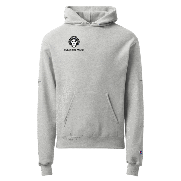 Wrestler Mom Unisex Champion Hoodie | Gray - Image 4