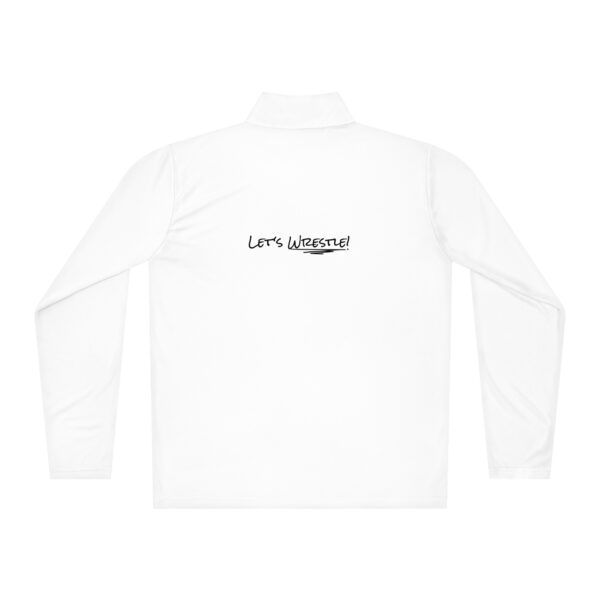 Wrestler Mom Lightweight Quarter-zip Pullover | Orange - Image 2