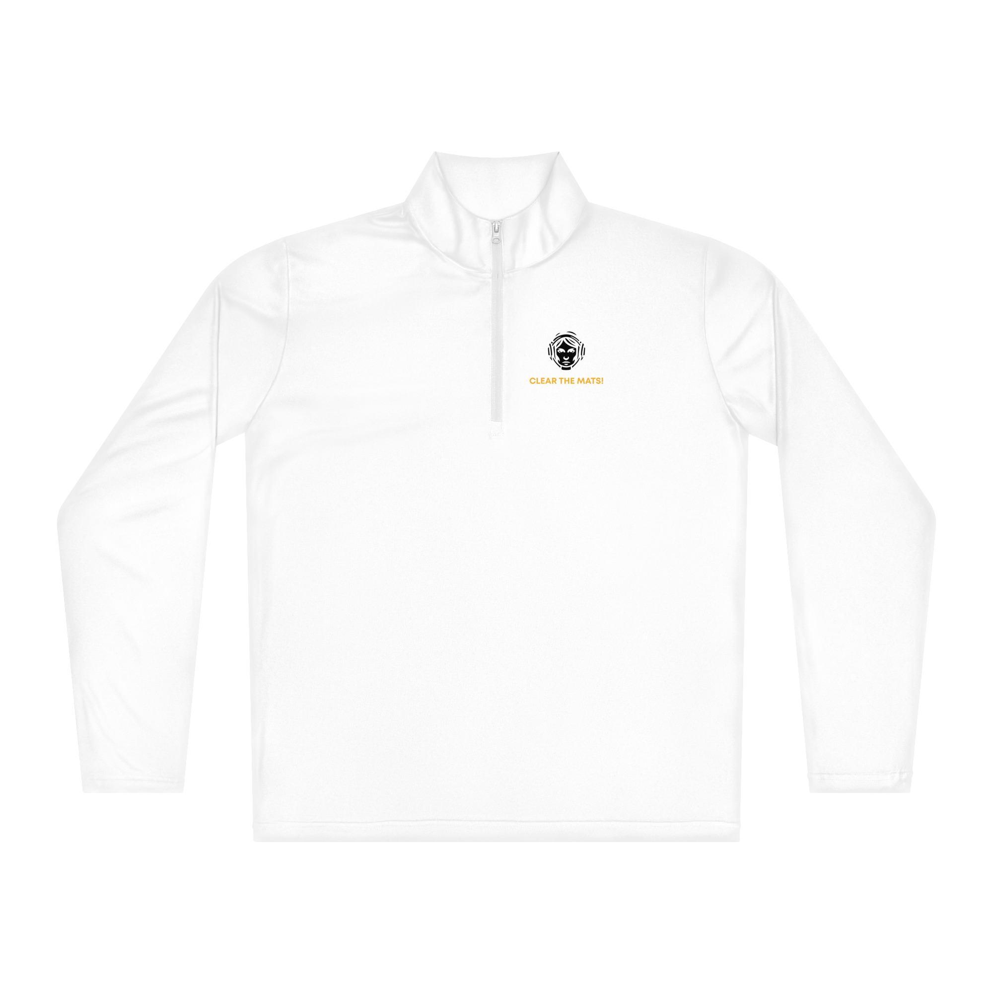 Best Christmas Gifts for a Wrestler Mom: Celebrate Her Dedication This Holiday Season unisex quarter zip pullover white front 68df9b0b6a837